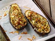 Aubergine farcie  l'italienne