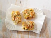 Crostini aux crevettes et au havarti