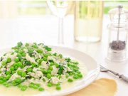 Risotto citronn aux petits pois