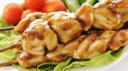 Brochettes de Poulet Miel-Gingembre