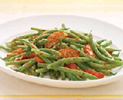 Haricots verts et tomates  l'italienne