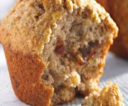 Muffins aux bananes, dattes et noix de grenoble