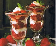 Parfaits aux fraises