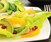 Salade d'avocat et d'orange