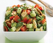 Salade croustillante  la mditerranenne (fattoush)