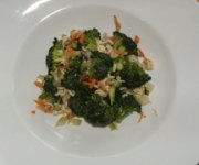 Salade de brocoli et de carotte rpe