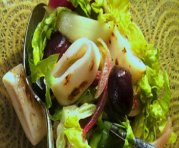 Salade de calmars grills