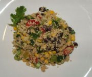 Salade de couscous et de haricots noirs