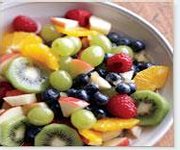 Salade de fruits au gingembre confit