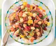 Salade de lgumineuses aux tomates sches au soleil