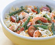 Salade de ptes citronne aux crevettes