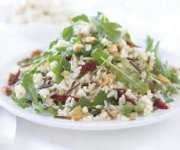 Salade de riz brun, roquette et feta