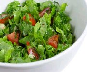 Salade de verdure au basilic