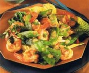 Salade tide aux crevettes 