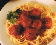 Spaghetti et boulettes 